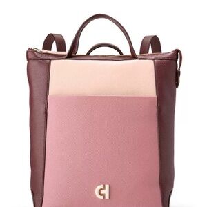 Cole Haan Pink, Blush & Burgundy Leather Backpack